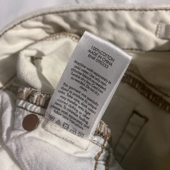 Pacsun High Rise Frayed Hem Yellow & Blue Festival Jean Shorts - Picture 6 of 9